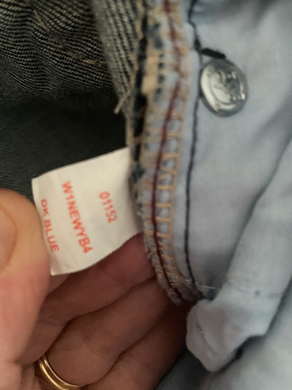 MEK denim jeans bootcut size 26/34 - Picture 6 of 8